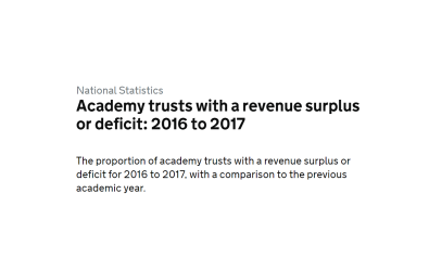 Analysis: Why new DfE statistics may be concealing the number of academies in financial difficulties