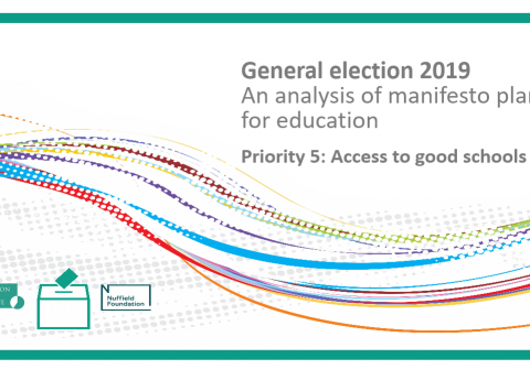 GE 2019 manifesto analysis | Priority 5: Access to good schools
