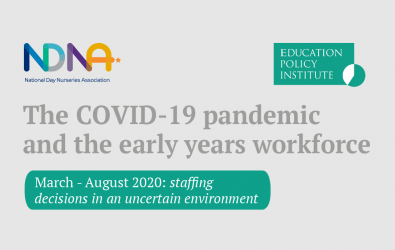 The Covid-19 pandemic and the early years workforce: March-August findings