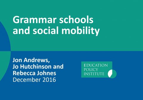 Grammar schools and social mobility
