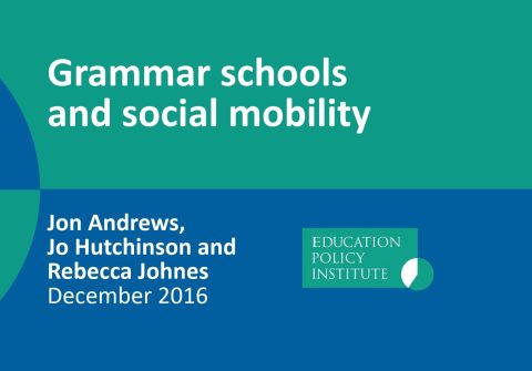 Grammar schools and social mobility