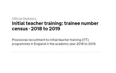 Teacher trainee numbers: what does the latest release tell us?