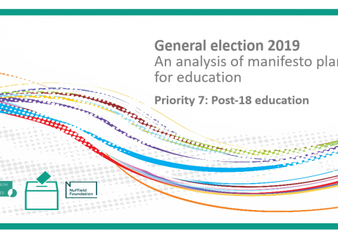 GE 2019 manifesto analysis | Priority 7: Post-18 education
