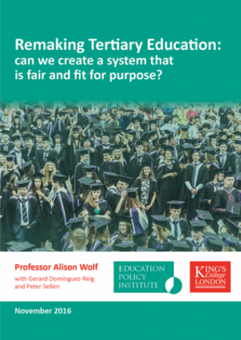 Report: Remaking Tertiary Education