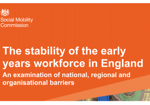 The stability of the early years workforce in England