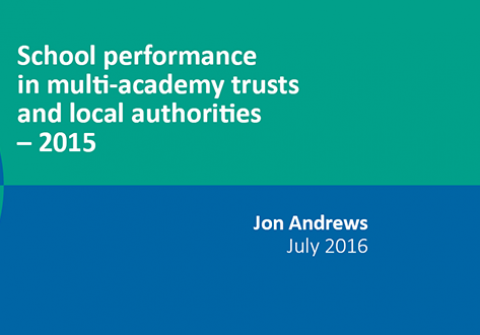School performance in multi-academy trusts and local authorities