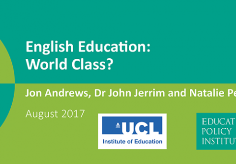 What would it take for England to be considered a truly world class education system?